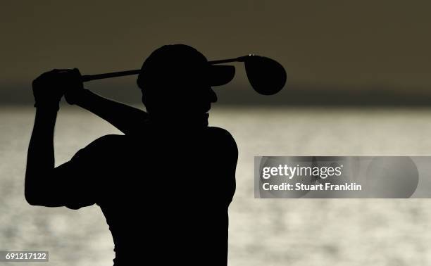 Julien Quesne of France tees off during day one of the Nordea Masters at Barseback Golf & Country Club on June 1, 2017 in Barsebackshamn, Sweden.