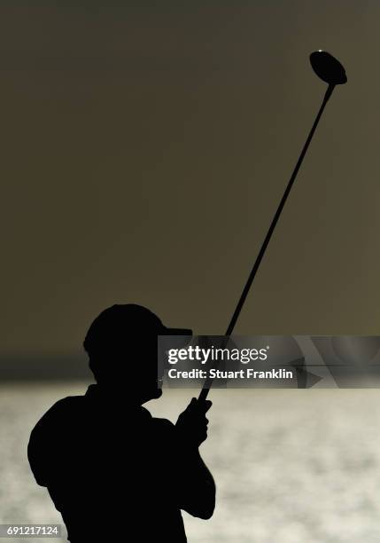 Julien Quesne of France tees off during day one of the Nordea Masters at Barseback Golf & Country Club on June 1, 2017 in Barsebackshamn, Sweden.