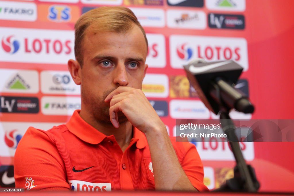 Press conference before Poland v Romania World Cup 2018 qualifier