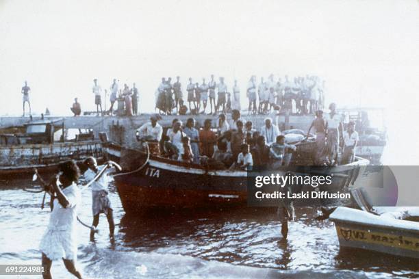 Sri Lankan Civil War - Tamil refugees who reached South India by boats in January and February 1985.