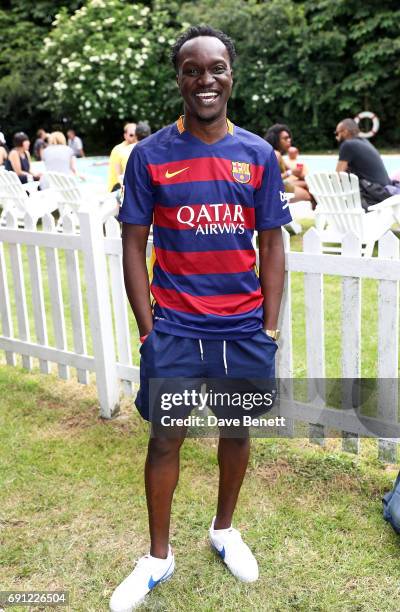 Arnold Oceng attends Island Records' "Island Life" on Osea Island on June 1, 2017 in London, England.