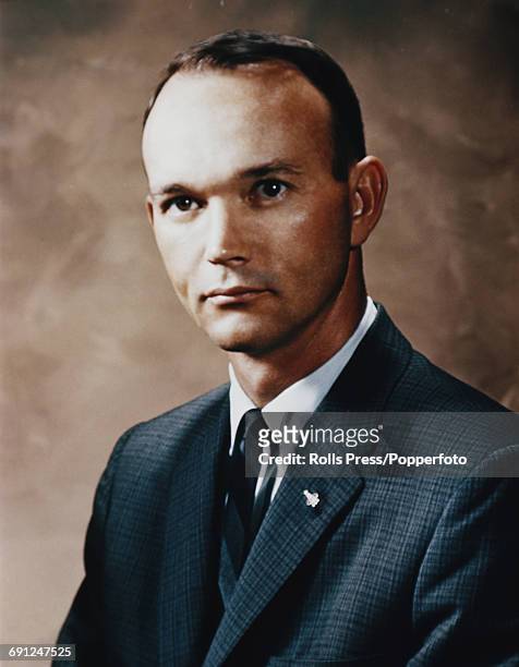American test pilot and NASA astronaut, Michael Collins pictured in the United States on 29th January 1969. Michael Collins would go on to become the...