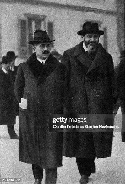Alessandro Bocconi and Filippo Turati at the Italian Socialist Party Congress in Leghorn, during which there was the split of the Italian Communist...