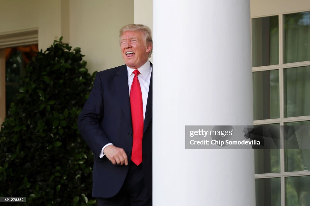 President Donald Trump Makes Statement On Paris Climate Agreement