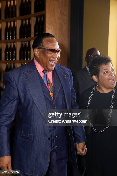 Gospel Music Singer and TV host Dr. Bobby Jones arrives to the 4th Annual My Music Matters: A Celebration Of Legends Lunch at City Winery Nashville...