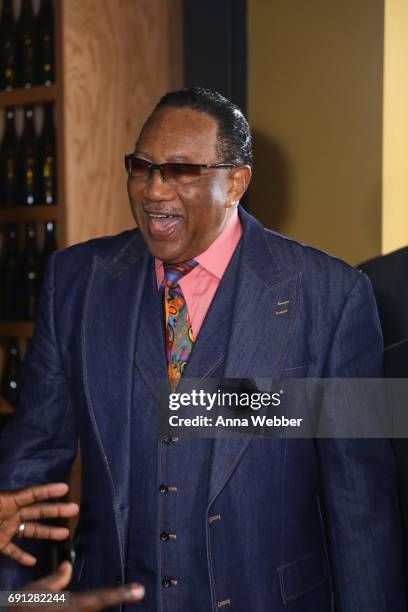 Gospel Music Singer and TV host Dr. Bobby Jones arrives to the 4th Annual My Music Matters: A Celebration Of Legends Lunch at City Winery Nashville...
