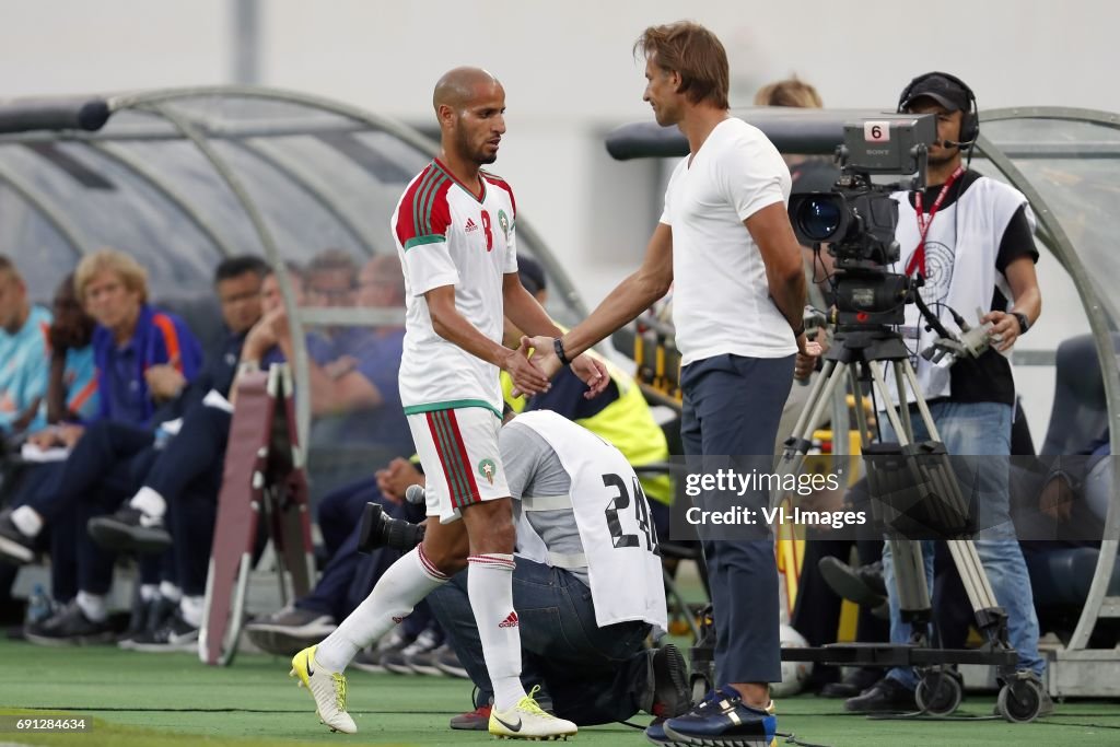 Friendly match"Morocco	 v Netherlands"