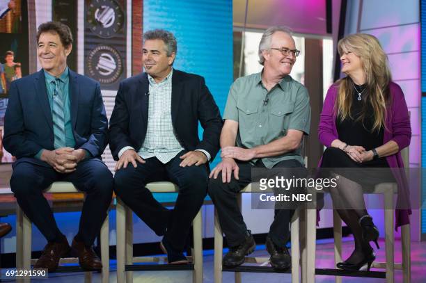 Barry Williams, Christopher Knight, Mike Lookinland and Susan Olsen on Tuesday, May 30, 2017 --