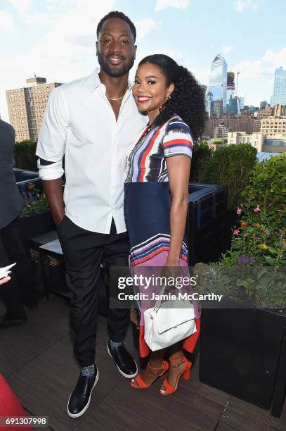 Basketball player Dwyane Wade and actress Gabrielle Union attend as PEOPLE celebrates Book Expo 2017 with a cocktail reception hosted by Books Editor...