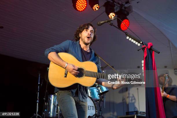 Jack Savoretti performs at Kelvingrove Bandstand on June 1, 2017 in Glasgow, Scotland.