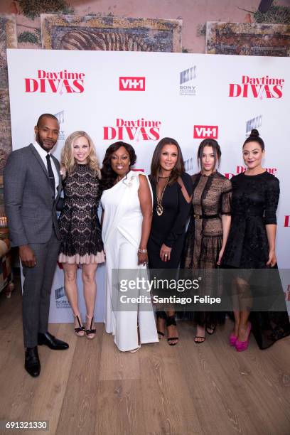 McKinley Freeman, Fiona Gubelmann, Star Jones, Vanessa Williams, Chloe Bridges and Camille Guaty attend VH1 Daytime Divas Premiere Event at the...