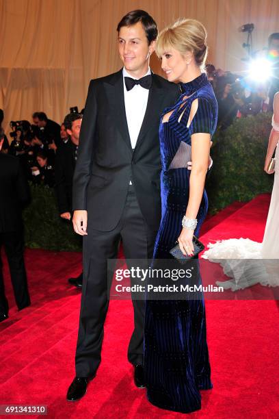 Jared Kushner and Ivanka Trump attend "Schiaparelli And Prada: Impossible Conversations" Costume Institute Gala at The Metropolitan Museum of Art on...