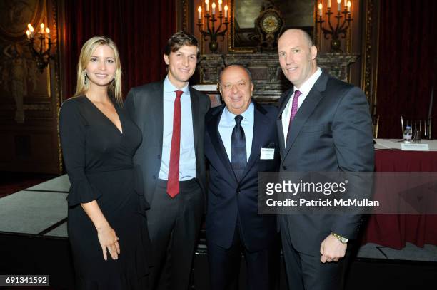 Ivanka Trump, Jared Kushner, Stanley Chera and Rob Stuckey attend The New York Observer Hosts MASTERS OF REAL ESTATE at The Metropolitan Club on...