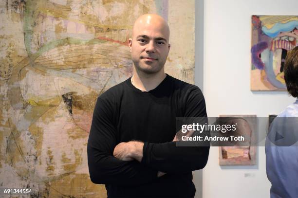 Artist Nicolas Holiber attends The Other Art Fair at Brooklyn Expo Center on June 1, 2017 in the Brooklyn borough of New York City.