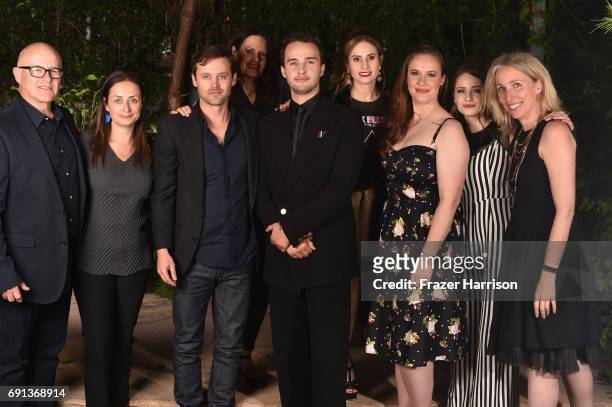 Kim Ledger, Ausfilm Executive Vice President of International Production Kate Marks, actor Oliver Ackland, Sally Bell, 2017 Heath Ledger Scholarship...