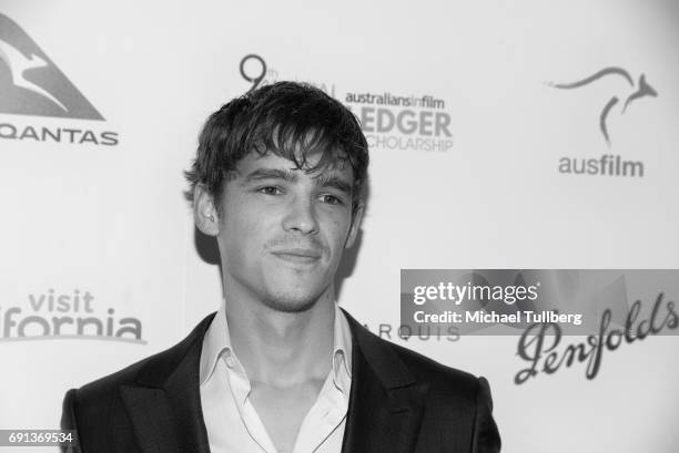 Actor Brenton Thwaites attends the 9th Annual Australians In Film Heath Ledger Scholarship Dinne at Sunset Marquis Hotel on June 1, 2017 in West...