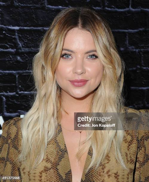 Actress Ashley Benson arrives at Prive Revaux Launch Event at Chateau Marmont on June 1, 2017 in Los Angeles, California.