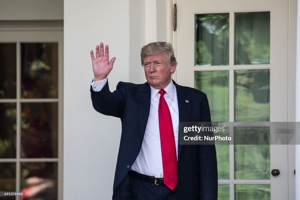 President Donald Trump Makes Statement On Paris Climate Agreement