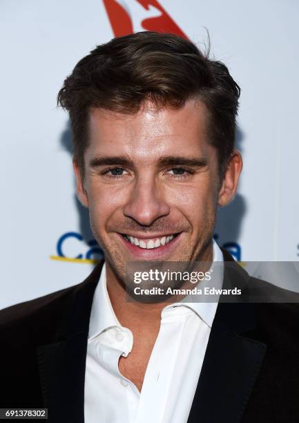 Actor Hugh Sheridan arrives at The 9th Annual Australians In Film Heath Ledger Scholarship Dinner at the Sunset Marquis Hotel on June 1, 2017 in West...