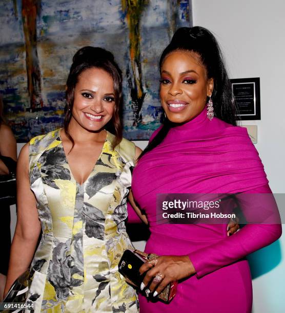 Judy Reyes and Niecy Nash attend the premiere of TNT's 'Claws' after party at Harmony Gold Theatre on June 1, 2017 in Los Angeles, California.