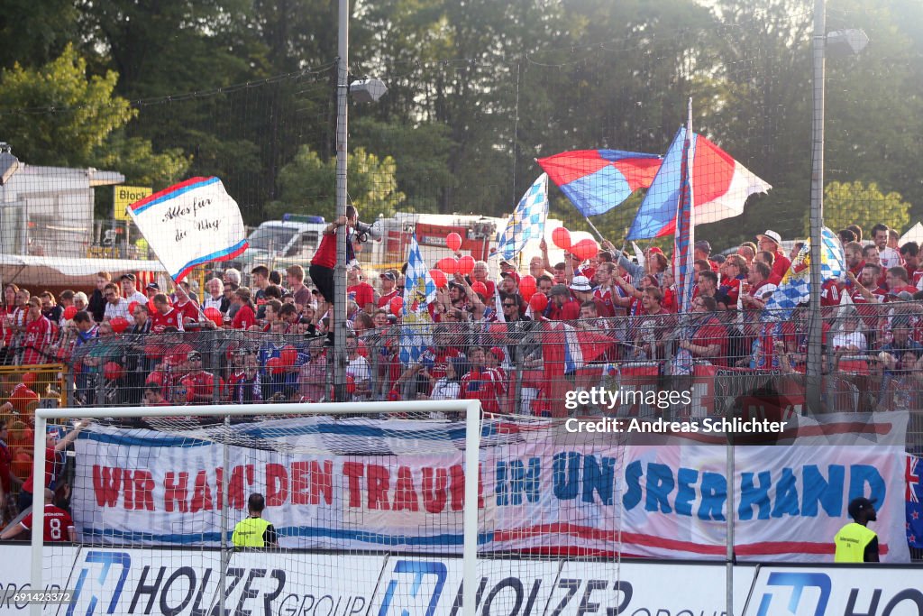 SV 07 Elversberg v SpVgg Unterhaching - Relegation Regionalliga Play Off Leg 2