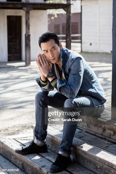 Actor Daniel Wu is photographed for August Man on March 23, 2017 in Los Angeles, California.