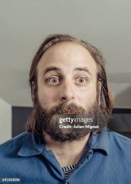 Film director Vincent Macaigne is photographed on May 24, 2017 in Cannes, France.