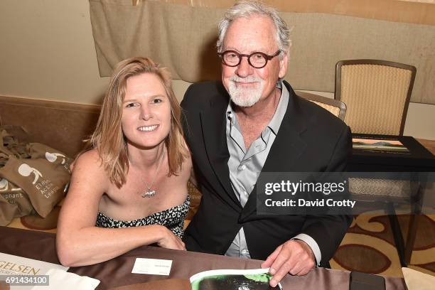 Jamie Joseph and Thomas D. Mangelsen attend the Elephant Action League Los Angeles Benefit Auction at The Montage on June 1, 2017 in Beverly Hills,...