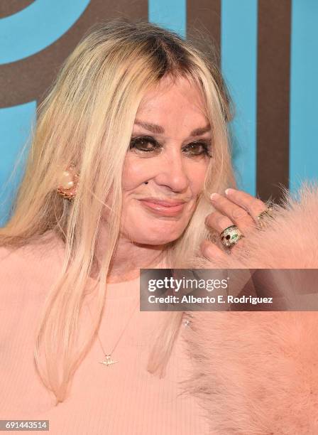 Actress Mamie Van Doren attends the MAC Pro to Pro Los Angeles Event at Siren Studios on June 1, 2017 in Hollywood, California.