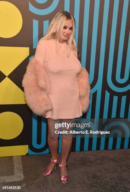 Actress Mamie Van Doren attends the MAC Pro to Pro Los Angeles Event at Siren Studios on June 1, 2017 in Hollywood, California.