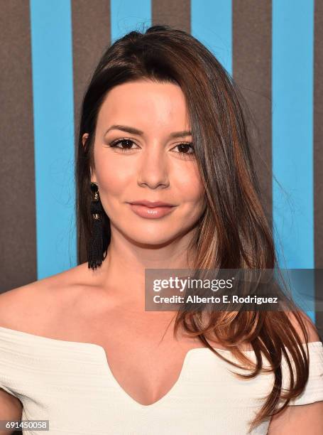 Actress Masiela Lusha attends the MAC Pro to Pro Los Angeles Event at Siren Studios on June 1, 2017 in Hollywood, California.