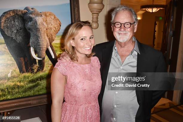 Thomas D. Mangelsen and Guest attend the Elephant Action League Los Angeles Benefit Auction at The Montage on June 1, 2017 in Beverly Hills,...