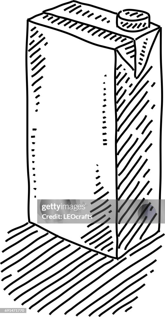 Packaged Milk Drawing