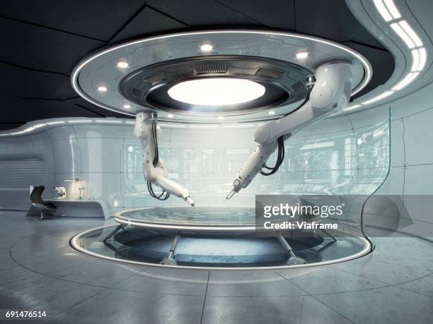 futurelab quer - space station stock pictures, royalty-free photos & images
