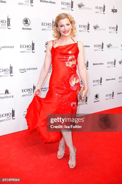 German actress Eva Habermann during the Echo Jazz 2017 onJune 1, 2017 in Hamburg, Germany.