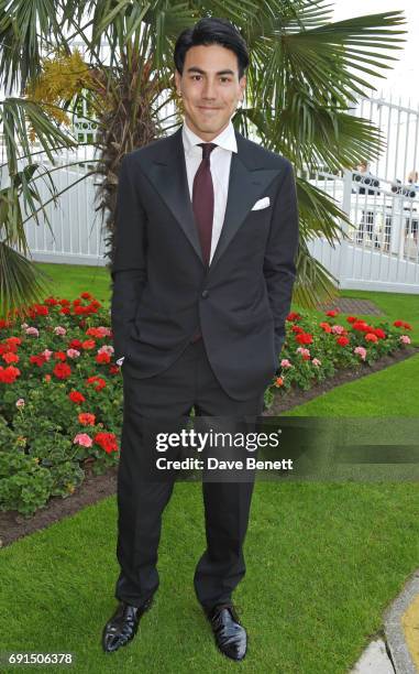 Thomas Price attends Ladies Day of the 2017 Investec Derby Festival at The Jockey Club's Epsom Downs Racecourse at Epsom Racecourse on June 2, 2017...