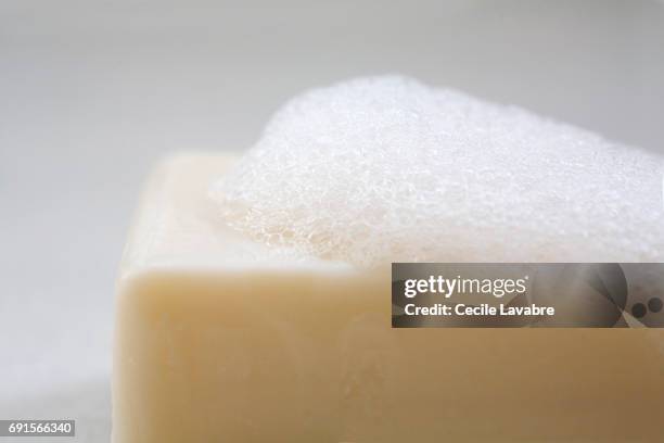 soap with foam - soap sud stock pictures, royalty-free photos & images