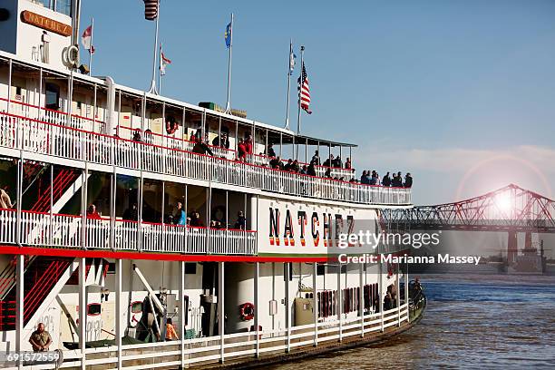 the steamboat natchez - river mississippi stock pictures, royalty-free photos & images