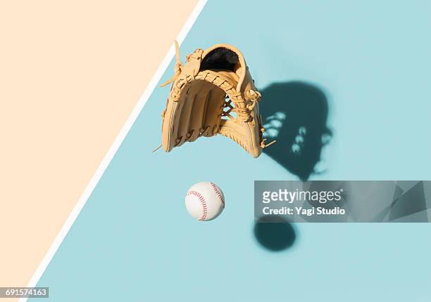 Baseball Glove and Baseball Ball