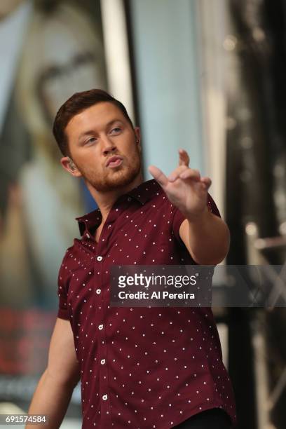 Scotty McCreery performs on Fox & Friends' All-American Summer Concert Series on June 2, 2017 in New York City.