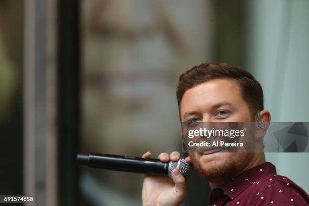 Scotty McCreery performs on Fox & Friends' All-American Summer Concert Series on June 2, 2017 in New York City.