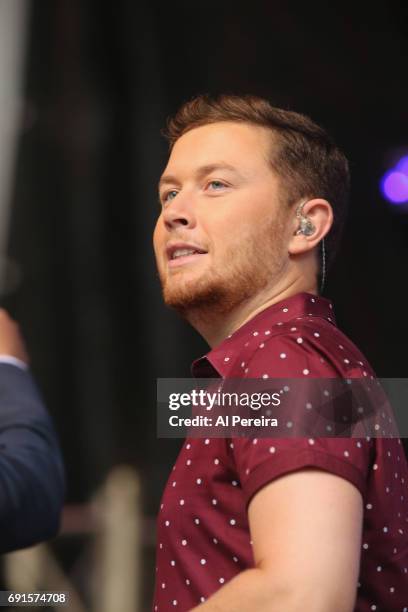 Scotty McCreery performs on Fox & Friends' All-American Summer Concert Series on June 2, 2017 in New York City.