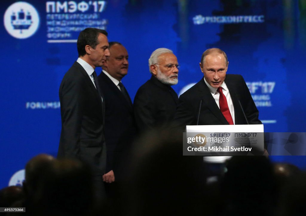 Russian President Vladimir Putin Attends the Saint Petersburg International Economic Forum
