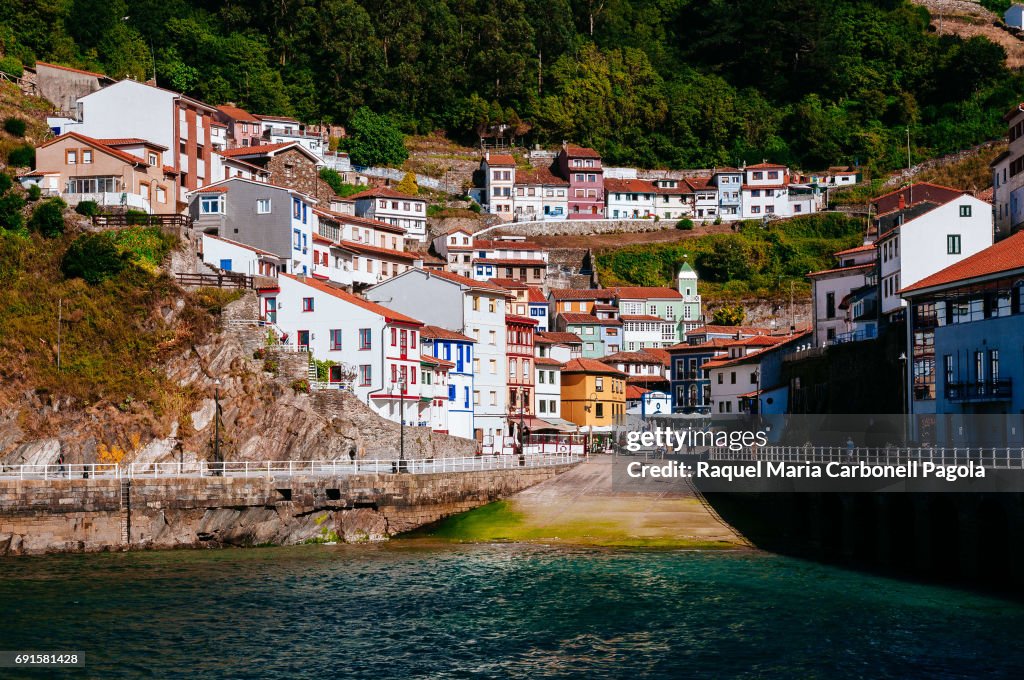 Village view from the ocean...