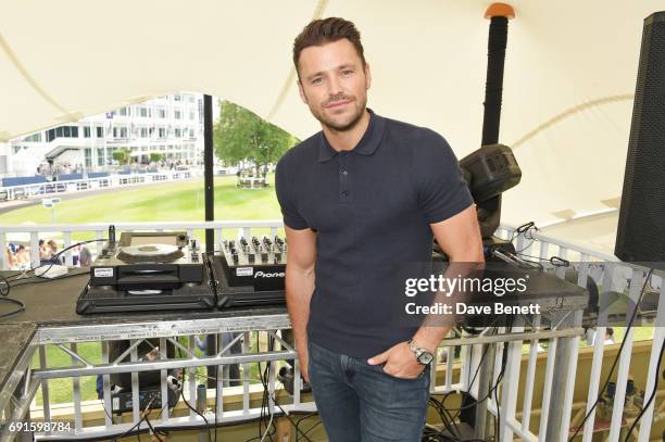 Mark Wright DJs during Ladies Day of the 2017 Investec Derby Festival at The Jockey Club's Epsom Downs Racecourse at Epsom Racecourse on June 2, 2017...
