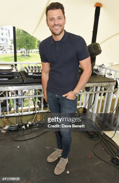 Mark Wright DJs during Ladies Day of the 2017 Investec Derby Festival at The Jockey Club's Epsom Downs Racecourse at Epsom Racecourse on June 2, 2017...