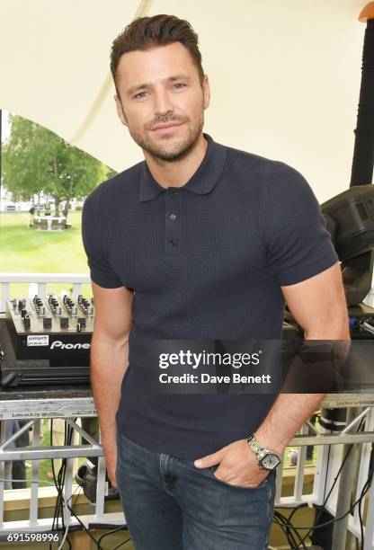 Mark Wright DJs during Ladies Day of the 2017 Investec Derby Festival at The Jockey Club's Epsom Downs Racecourse at Epsom Racecourse on June 2, 2017...