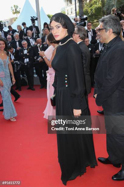 Soudabeh Beizaee attends the "Based On A True Story" screening during the 70th annual Cannes Film Festival at Palais des Festivals on May 27, 2017 in...