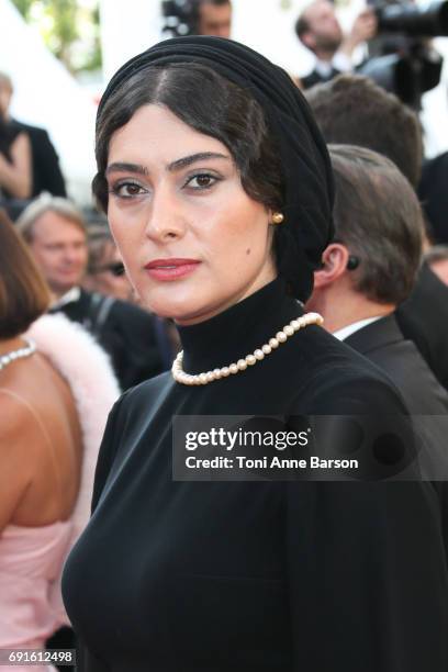 Soudabeh Beizaee attends the "Based On A True Story" screening during the 70th annual Cannes Film Festival at Palais des Festivals on May 27, 2017 in...