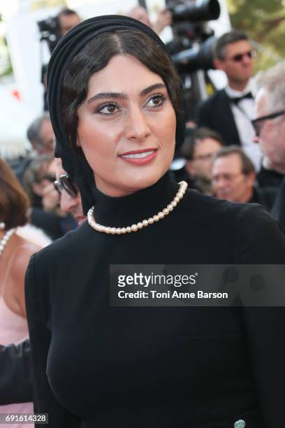 Soudabeh Beizaee attends the "Based On A True Story" screening during the 70th annual Cannes Film Festival at Palais des Festivals on May 27, 2017 in...